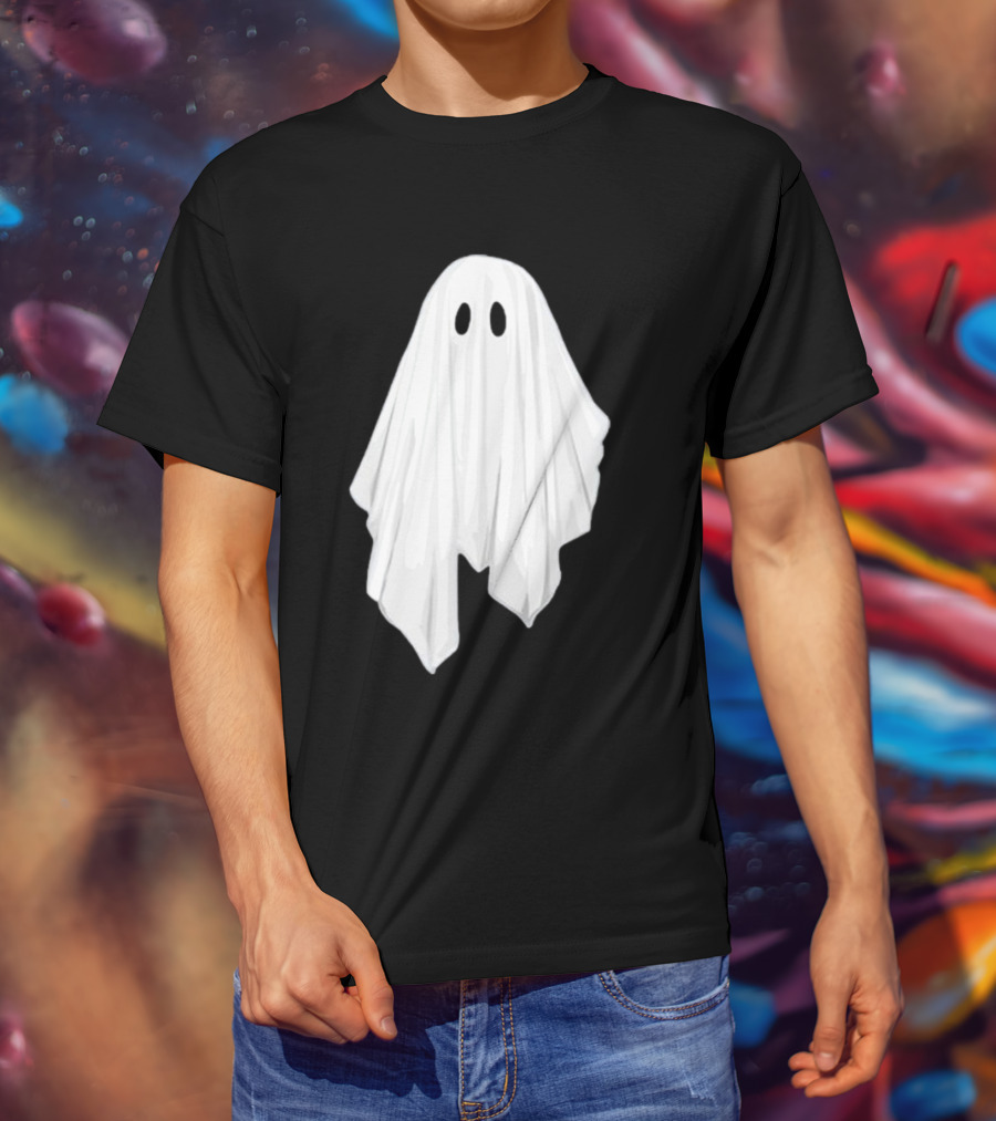 Adam Berry Glow-In-The-Dark Ghost White Sheet Specter T-Shirt
