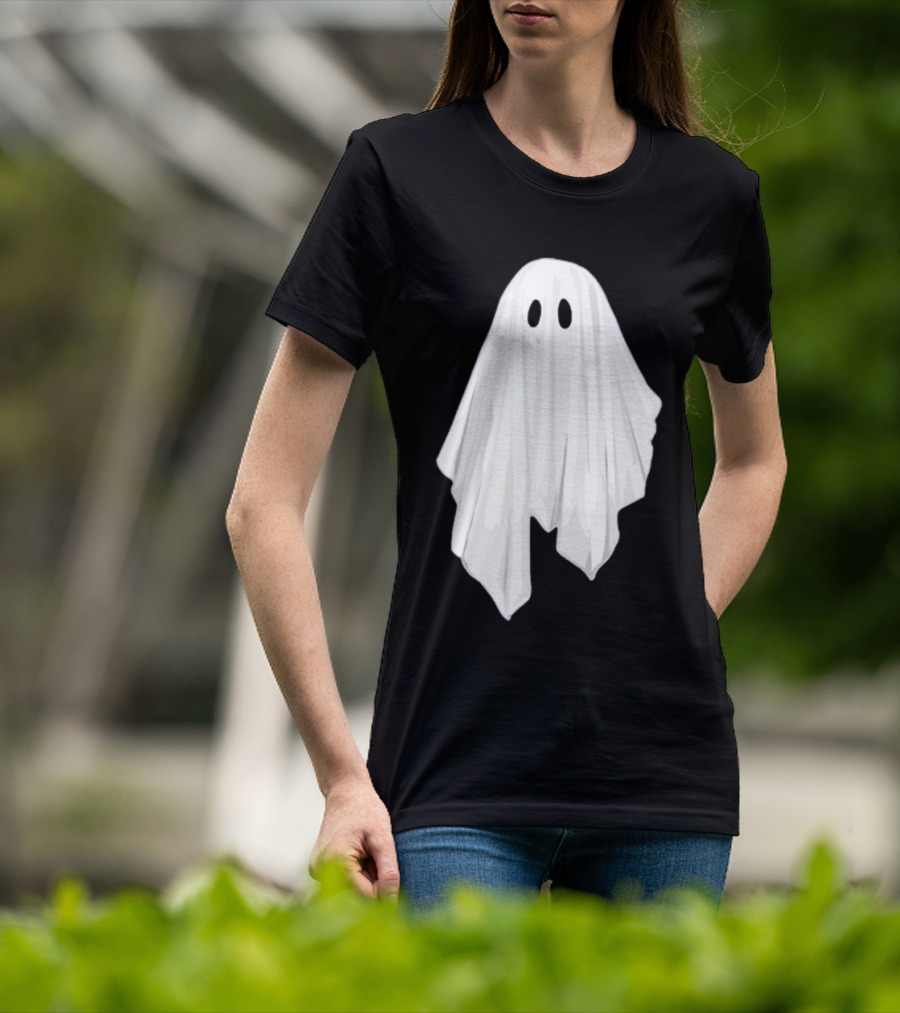 Adam Berry Glow-In-The-Dark Ghost White Sheet Specter T-Shirt