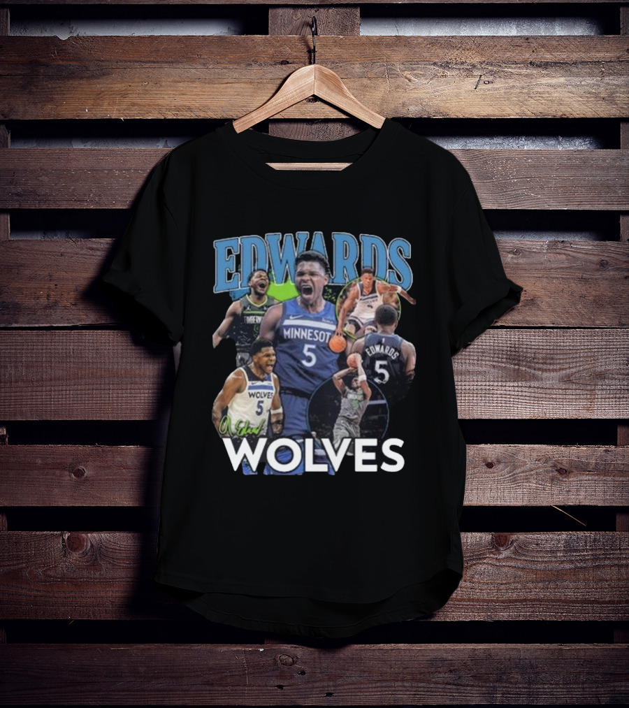 Minnesota Timberwolves Anthony Edwards Edwards Wolves 5 T-Shirt