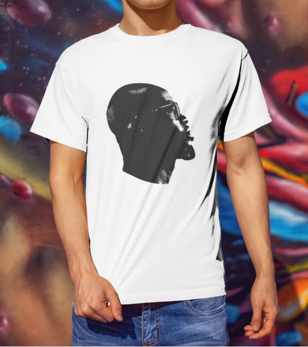 Black Coffee Black On Silhouette Profile T-Shirt
