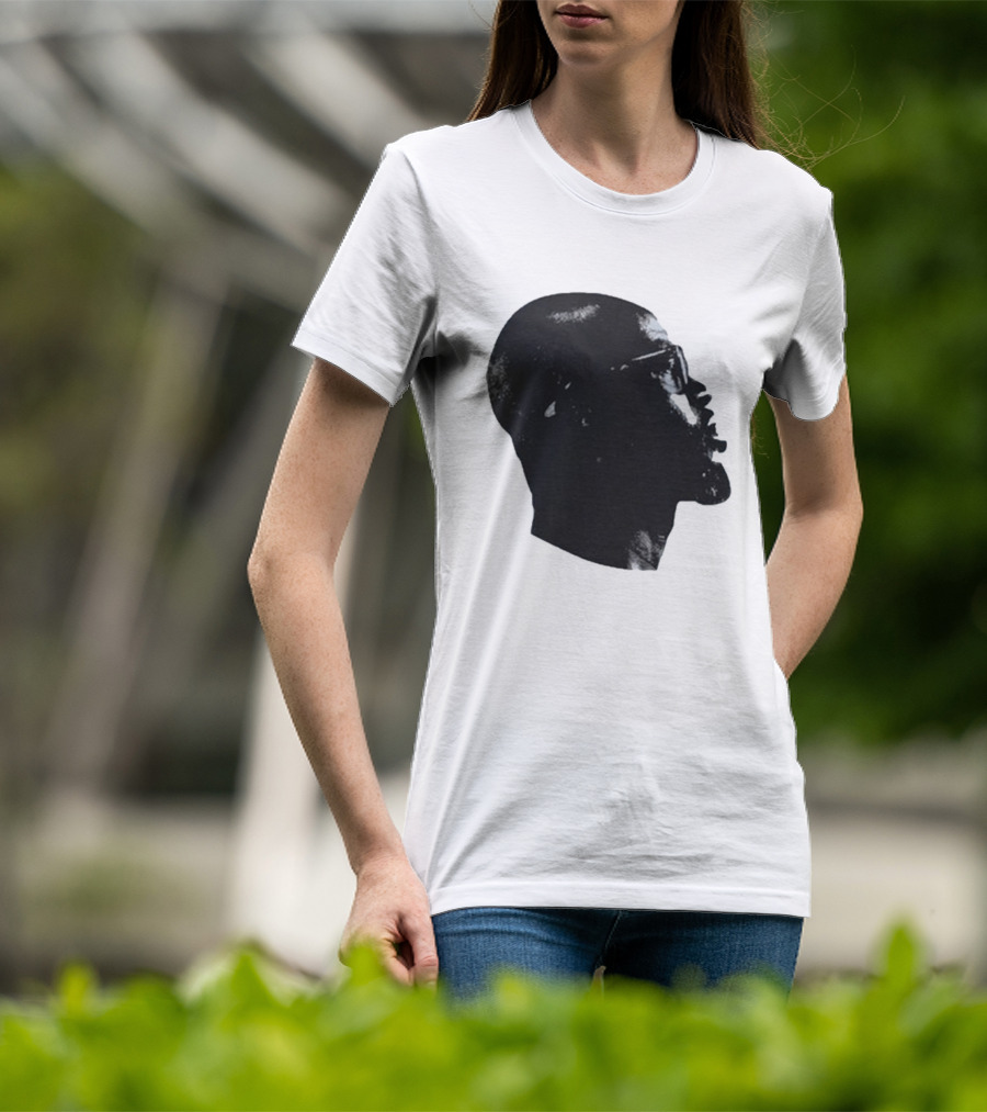 Black Coffee Black On Silhouette Profile T-Shirt