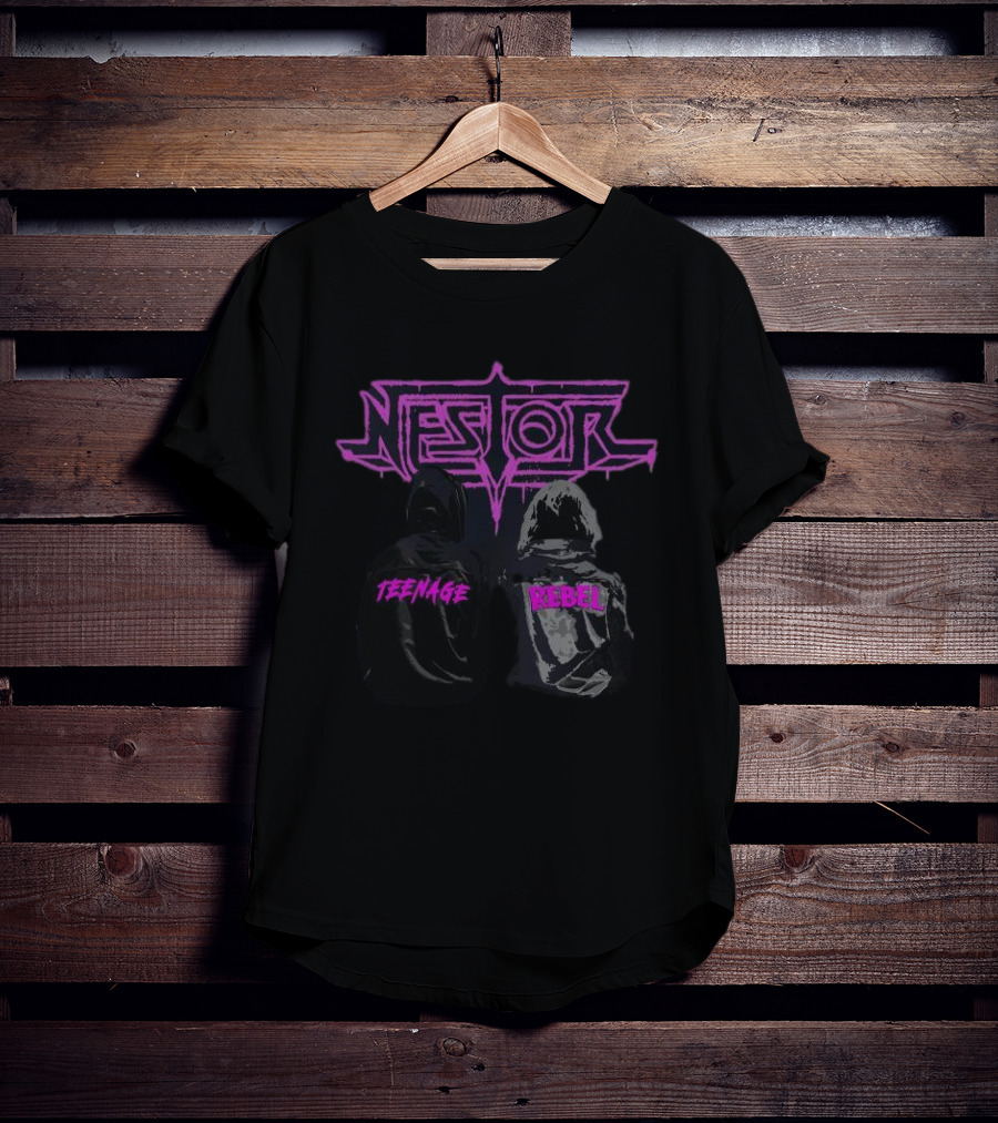 Nestor Teenage Rebel Duo In Hooded Jackets T-Shirt