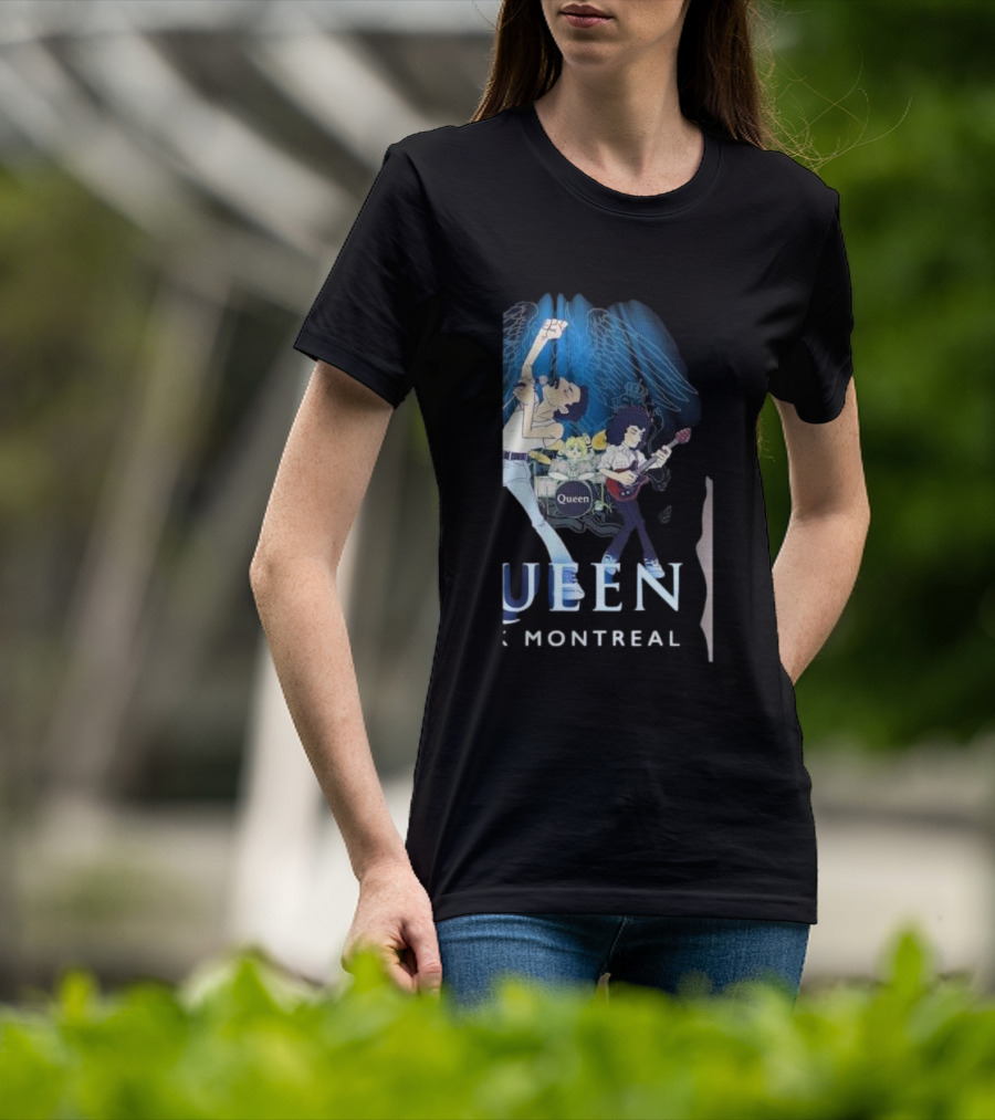 Queen Rock Montreal Animated Concert Scene T-Shirt