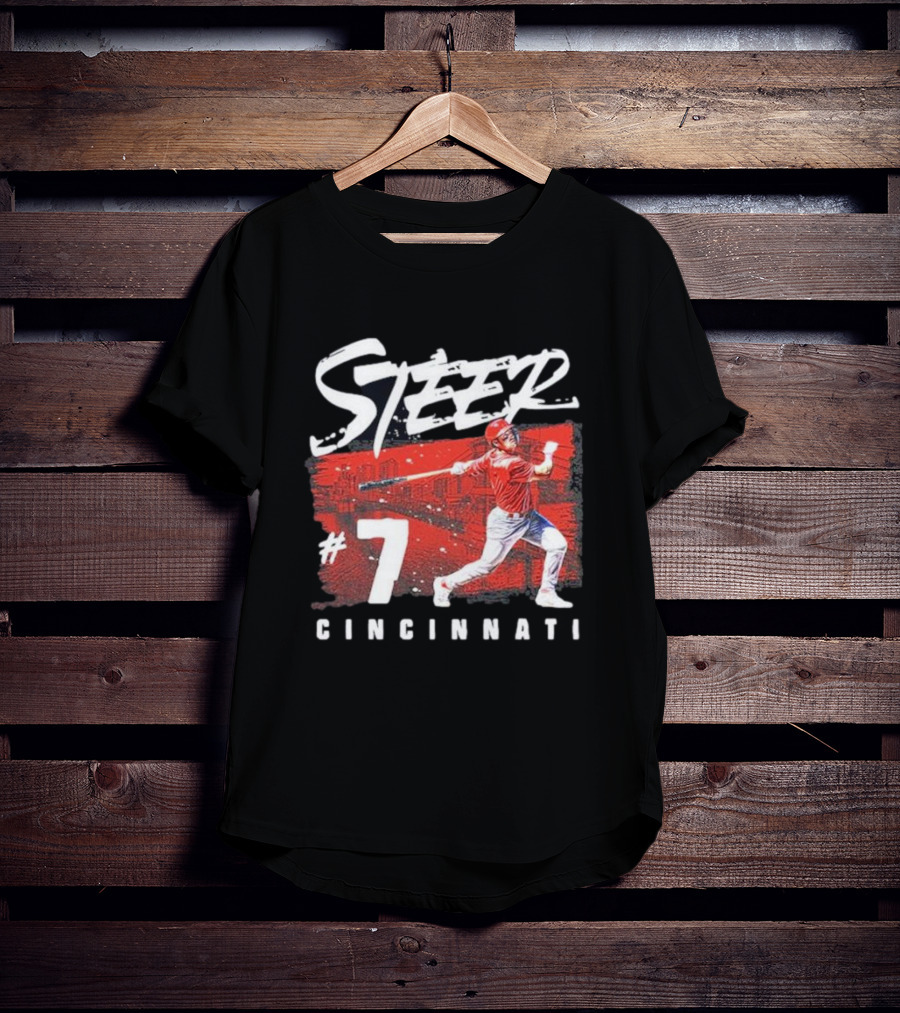 Spencer Steer Cincinnati Relentless Spirit Grunge #7 T-Shirt