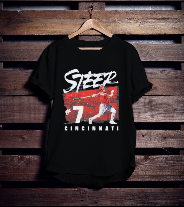 Spencer Steer Cincinnati Relentless Spirit Grunge #7 T-Shirt
