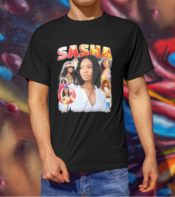 Sasha Iconic Collage Featuring Diverse Fashion Styles T-Shirt