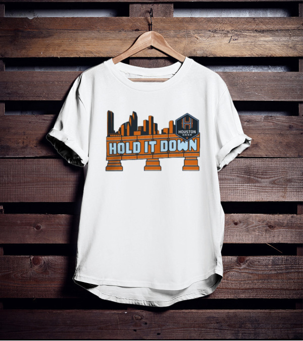 Houston Dash Hold It Down Skyline Soccer T-Shirt
