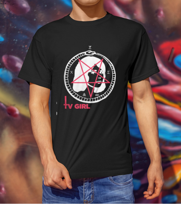 TV Girl Satanic Pentagram Serpent T-Shirt