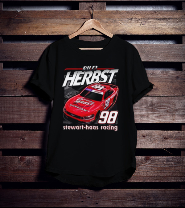 Riley Herbst 98 Stewart-Haas Racing Terrible Herbst Car T-Shirt