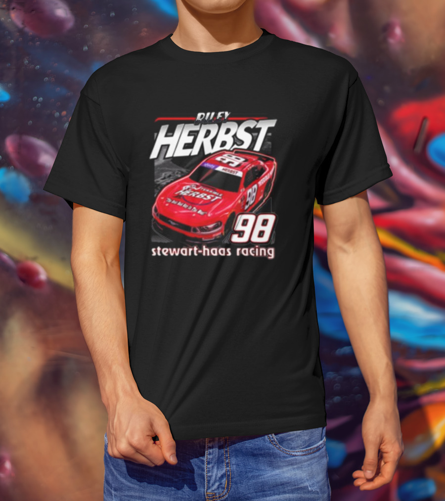 Riley Herbst 98 Stewart-Haas Racing Terrible Herbst Car T-Shirt