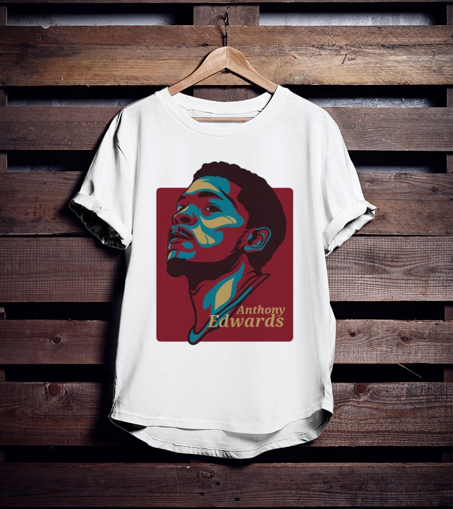 Anthony Edwards NBA Minnesota Timberwolves Basketball Player T-Shirt