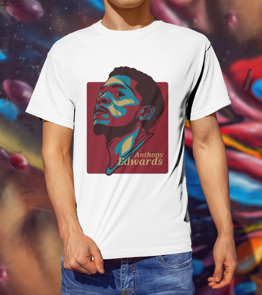 Anthony Edwards NBA Minnesota Timberwolves Basketball Player T-Shirt