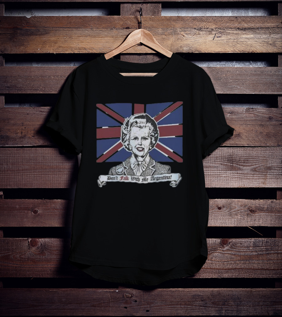 Don't Falk With Me Argentina Union Jack T-Shirt