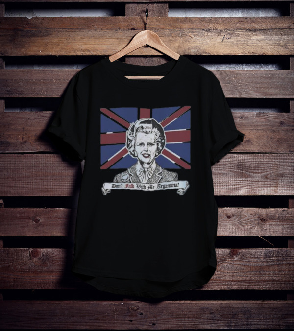 Don't Falk With Me Argentina Union Jack T-Shirt