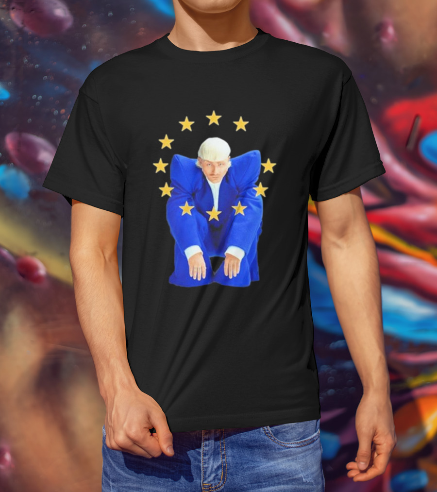 Justice For Joost Klein Blue Suit Stars European Unity T-Shirt
