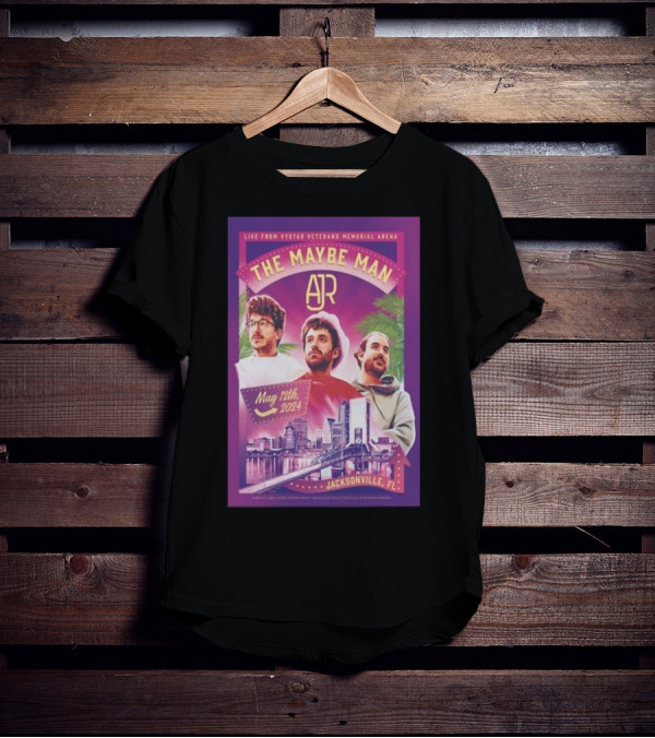LIVE FROM VYSTAR VETERANS MEMORIAL ARENA THE MAYBE MAN AJR JACKSONVILLE FL MAY 12TH T-Shirt