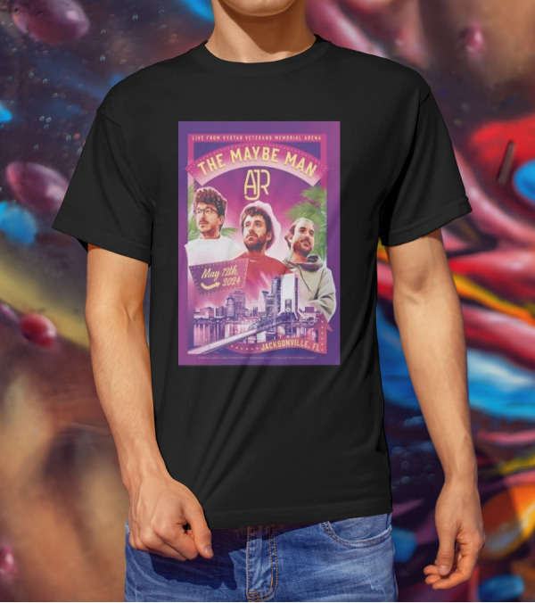 LIVE FROM VYSTAR VETERANS MEMORIAL ARENA THE MAYBE MAN AJR JACKSONVILLE FL MAY 12TH T-Shirt