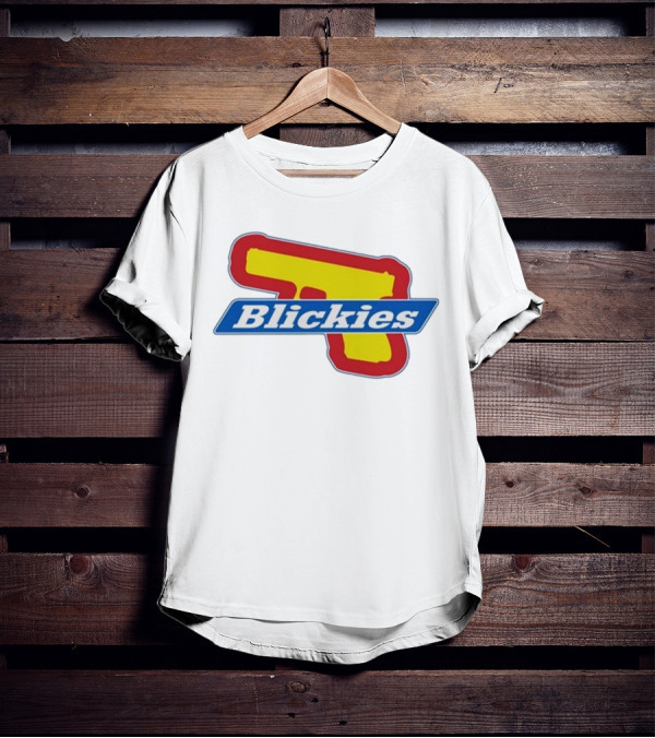 Blickies Gun Icon Logo 10Cellphones T-Shirt