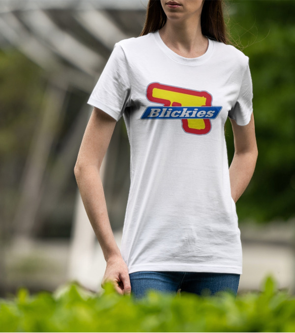 Blickies Gun Icon Logo 10Cellphones T-Shirt