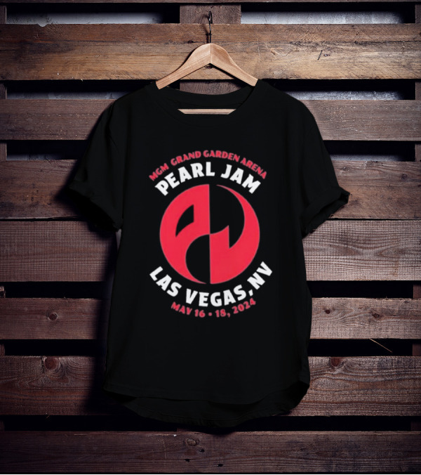 MGM Grand Garden Arena Pearl Jam Las Vegas NV May 16-18 T-Shirt