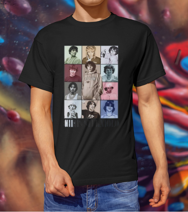 Fuzeprint Chris Sturniolo Multicolor Portrait Grid Collection T-Shirt