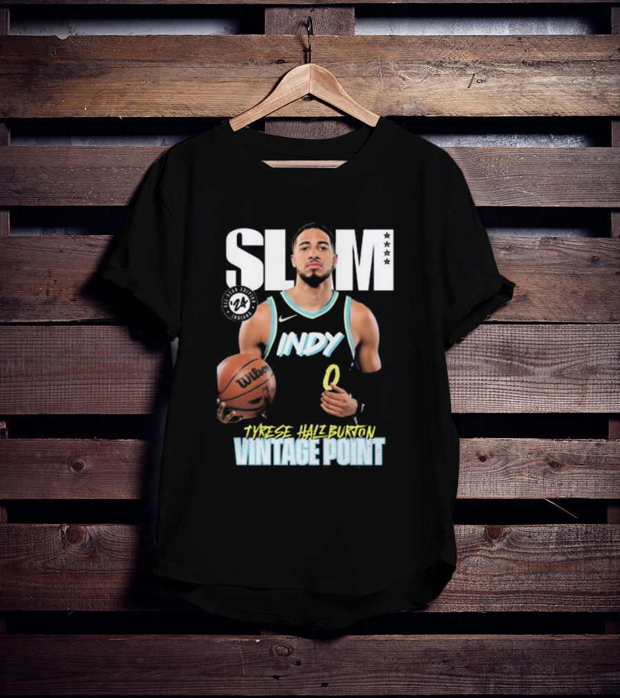 SLAM All-Star Vintage Point Tyrese Haliburton Indy Vol 4 T-Shirt