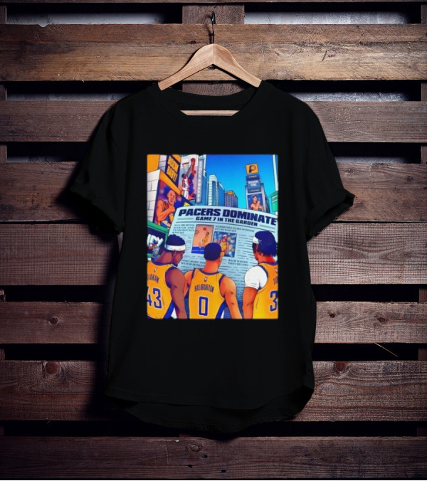 Pacers Dominate Game 7 In The Garden Broad Street Victory Highlights T-Shirt
