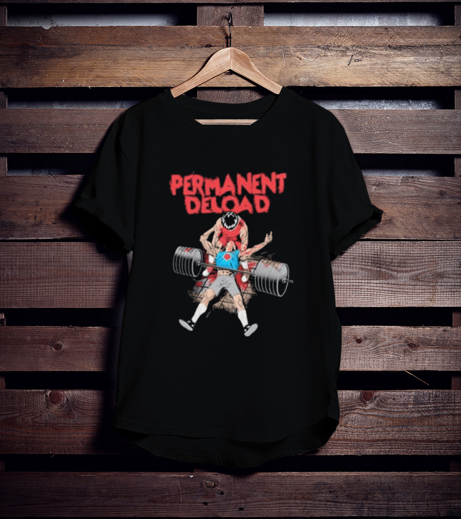 Raskol Permanent Deload Lifting Anime Manga T-Shirt