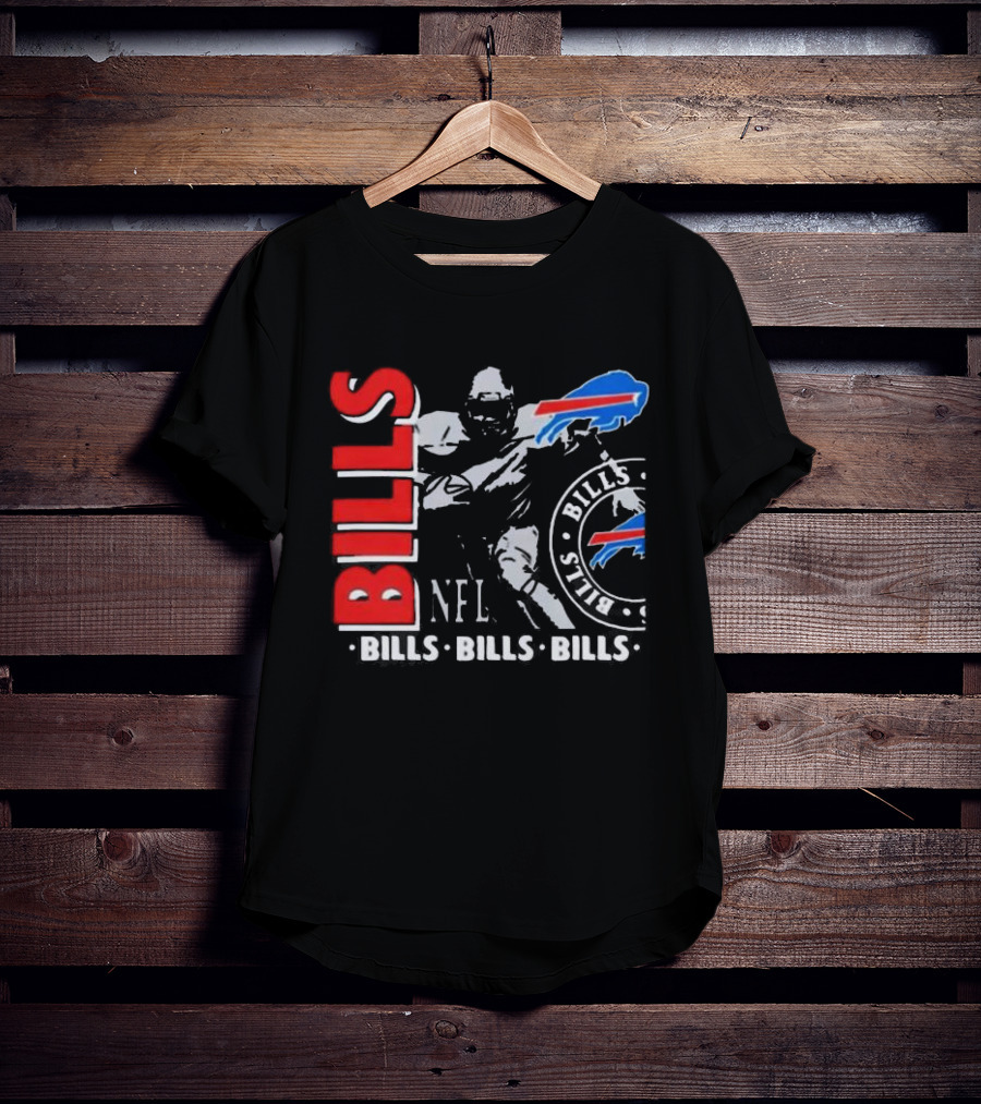 Buffalo Bills NFL Football Player Bills Bills Bills Logo T-Shirt
