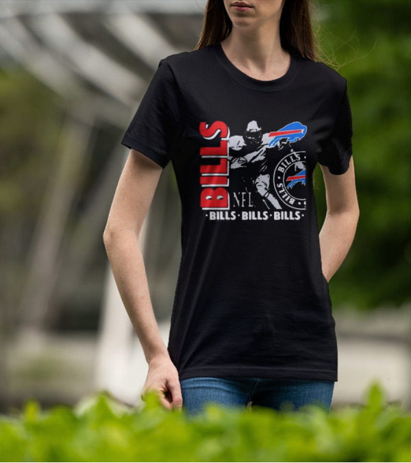 Buffalo Bills NFL Football Player Bills Bills Bills Logo T-Shirt