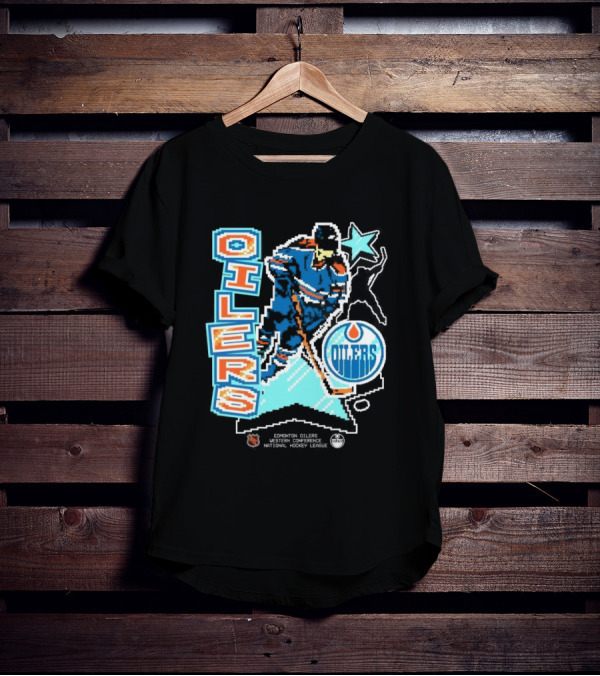 Edmonton Oilers Western Conference National Hockey League Player Retro T-Shirt