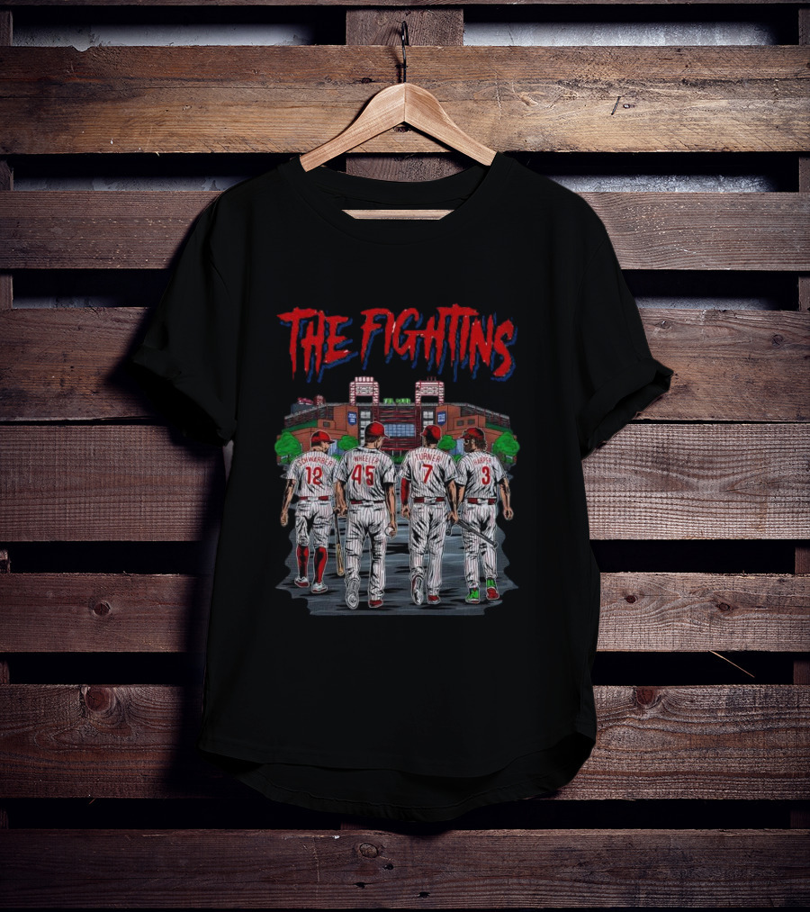 The Fightins Defend The Bank Philadelphia Phillies Players Stadium T-Shirt