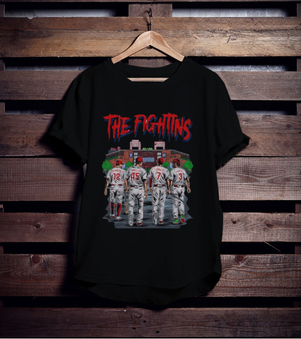 The Fightins Defend The Bank Philadelphia Phillies Players Stadium T-Shirt