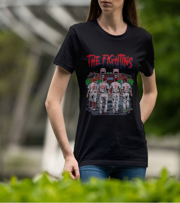 The Fightins Defend The Bank Philadelphia Phillies Players Stadium T-Shirt