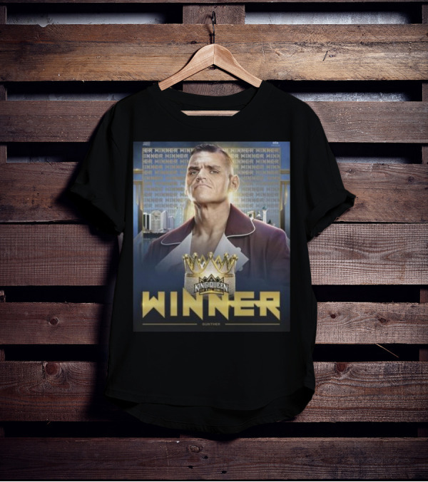 Gunther WWE King And Queen Of The Ring Winner Crown Champion T-Shirt