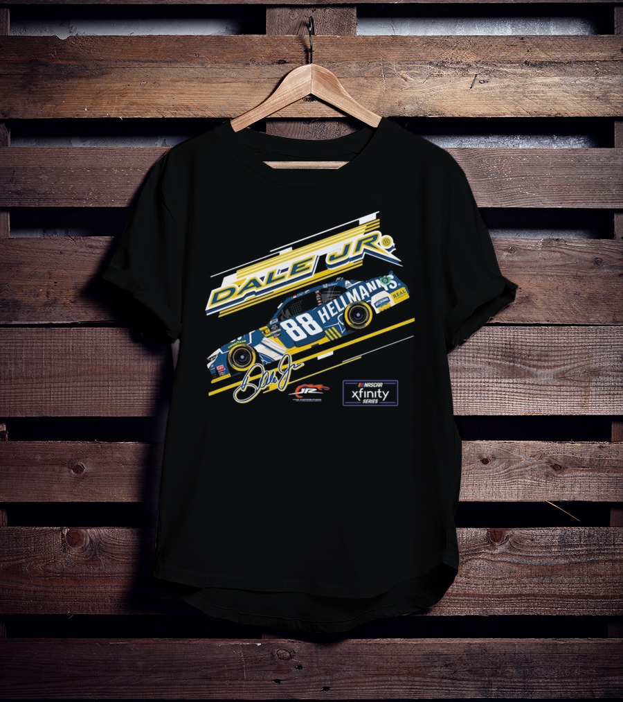 Dale Earnhardt Jr. Hellmann’s No. 88 JR Motorsports NASCAR Xfinity Series Car T-Shirt