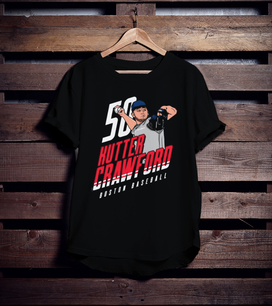 50 Kutter Crawford Boston Baseball T-Shirt