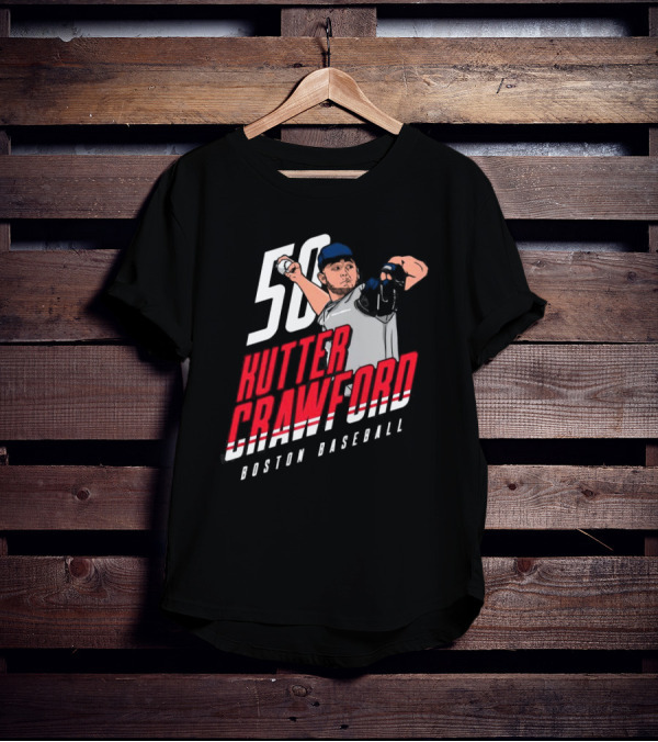 50 Kutter Crawford Boston Baseball T-Shirt