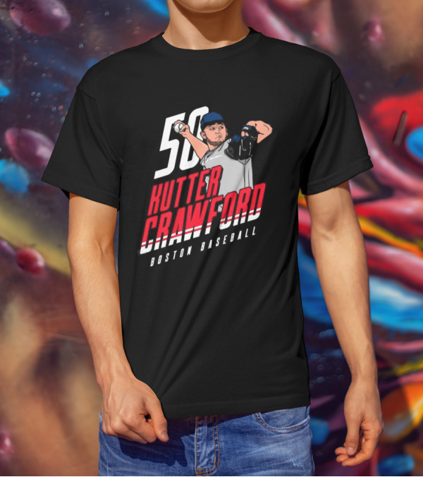50 Kutter Crawford Boston Baseball T-Shirt