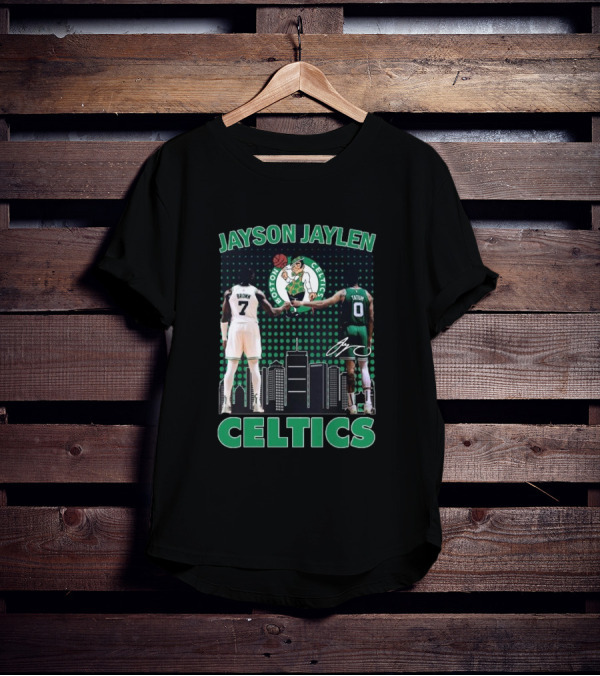 Jayson Jaylen Boston Celtics Jaylen Brown Jayson Tatum Signatures T-Shirt