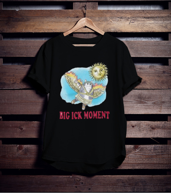 Big Ick Moment Cat With Wings And Sun T-Shirt