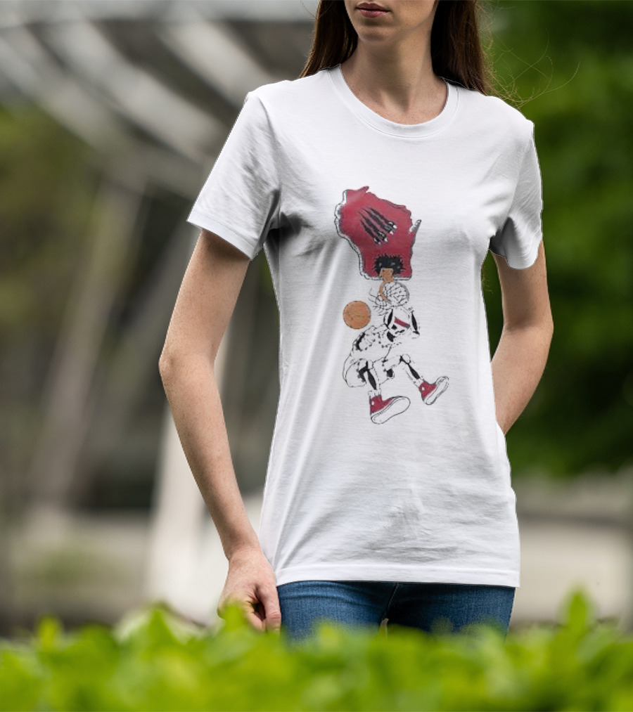 W Skeleton Dunk Basketball Barstool Summer Slam Dunk Essentials T-Shirt