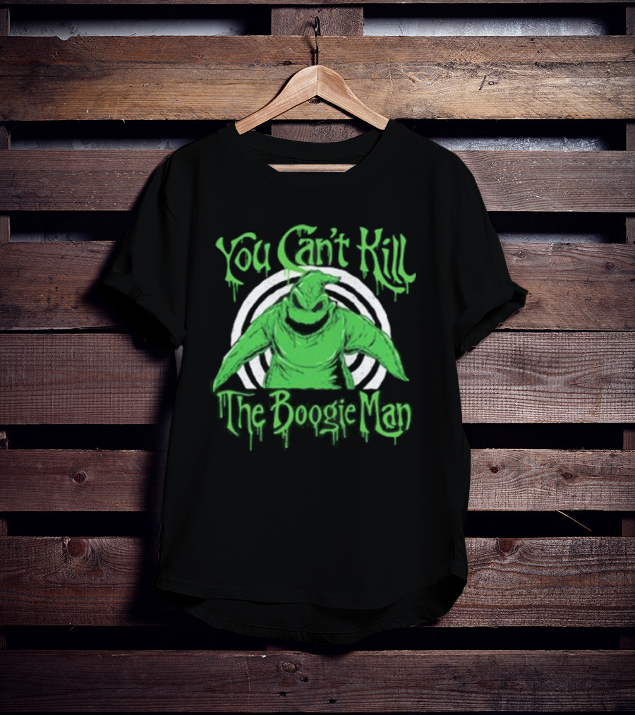 You Can’t Kill The Boogie Man Green Character Circle T-Shirt