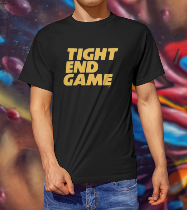 Kansas City Chiefs Tight End Game Yellow T-Shirt
