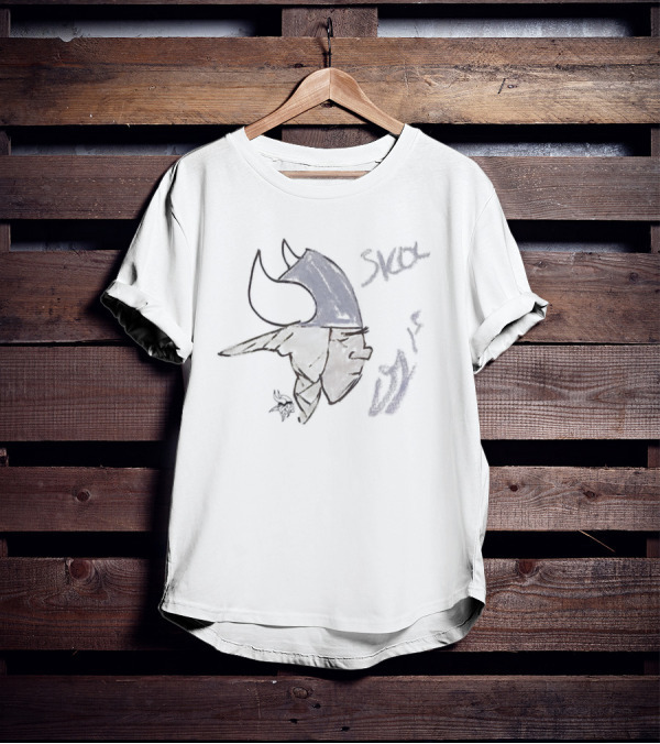 Skol Dallas Turner Ash Minnesota Vikings Rookie Tri-Blend T-Shirt