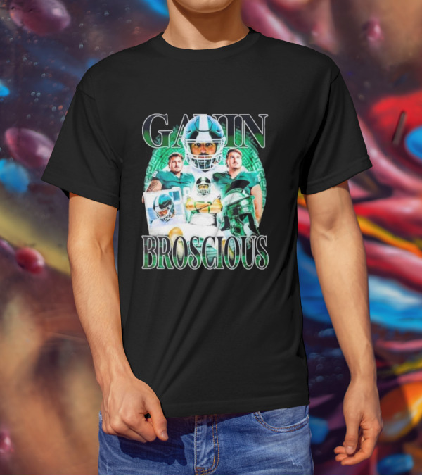 Gain Broscious Football Imagery With Players And Helmet T-Shirt