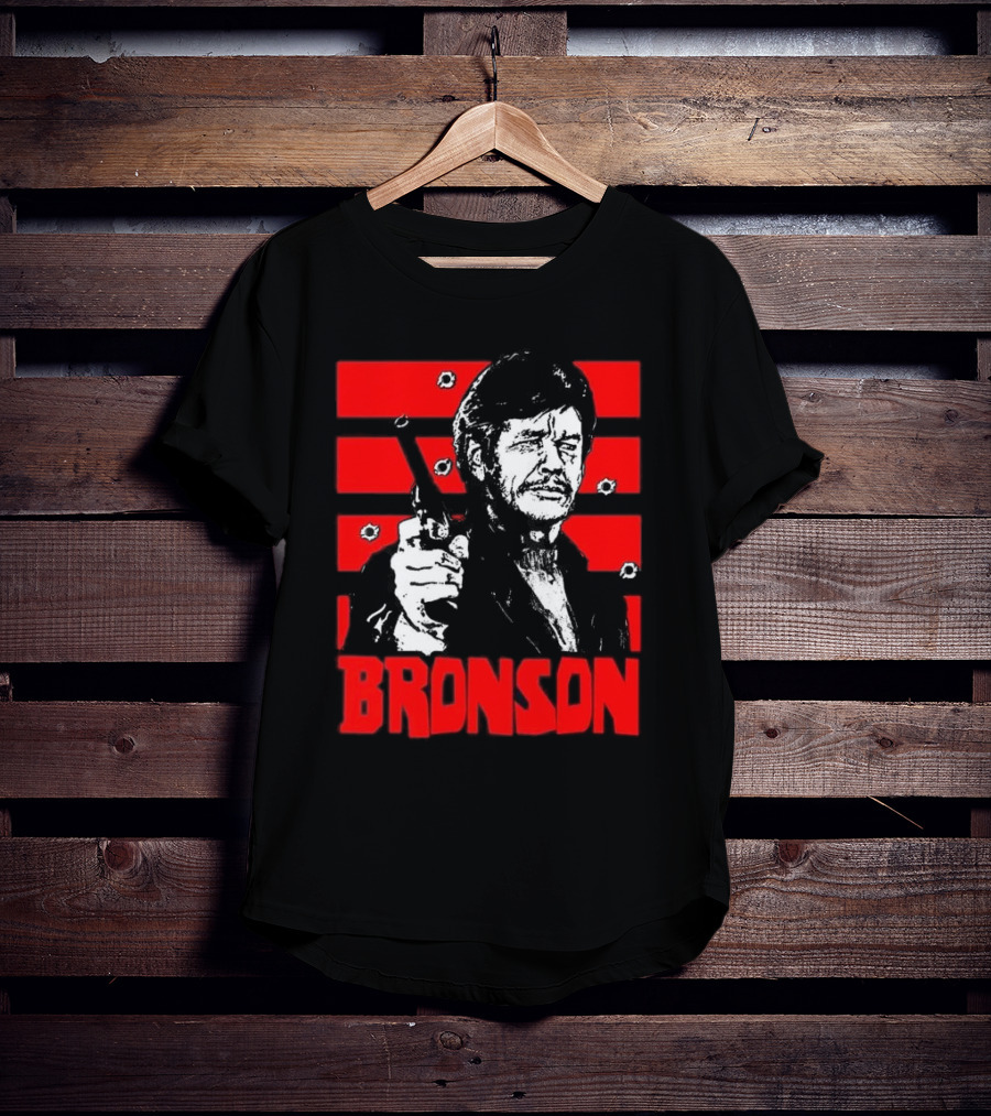 Chat Rat 99 Mag Charles Bronson 70s Movie Death Wish 1974 Gun Iconic Bronson Image T-Shirt