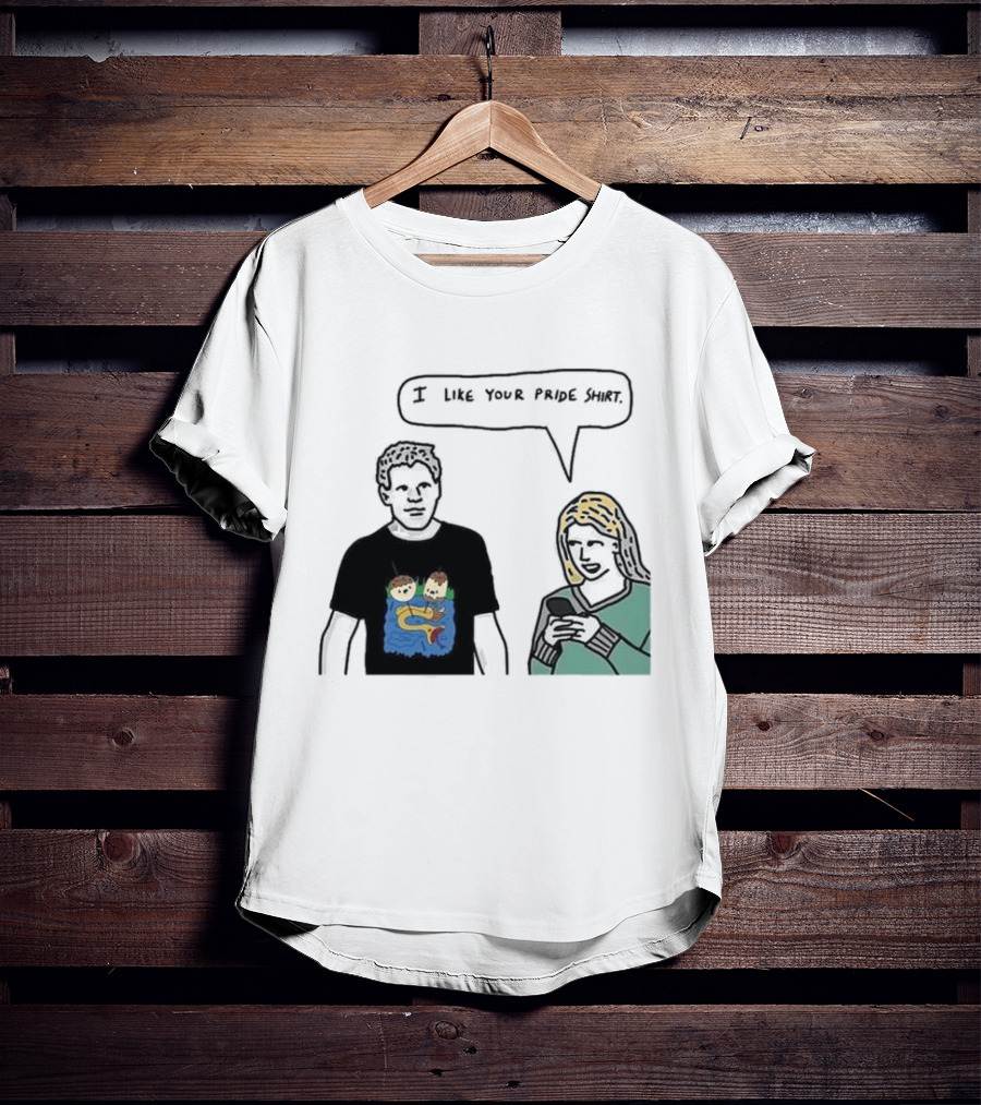 I Like Your Pride Shirt Lion And Monkeys By Water Speak Bubble T-Shirt