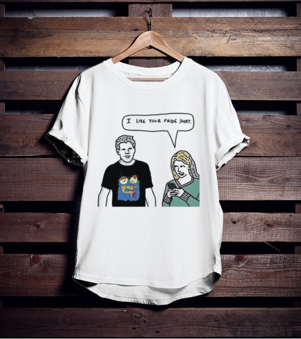 I Like Your Pride Shirt Lion And Monkeys By Water Speak Bubble T-Shirt