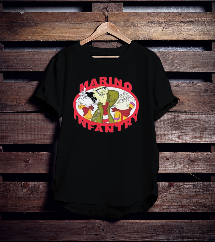 Marino Infantry Ed Edd N Eddy Collaboration Apparel Featuring Iconic Cartoon Characters T-Shirt